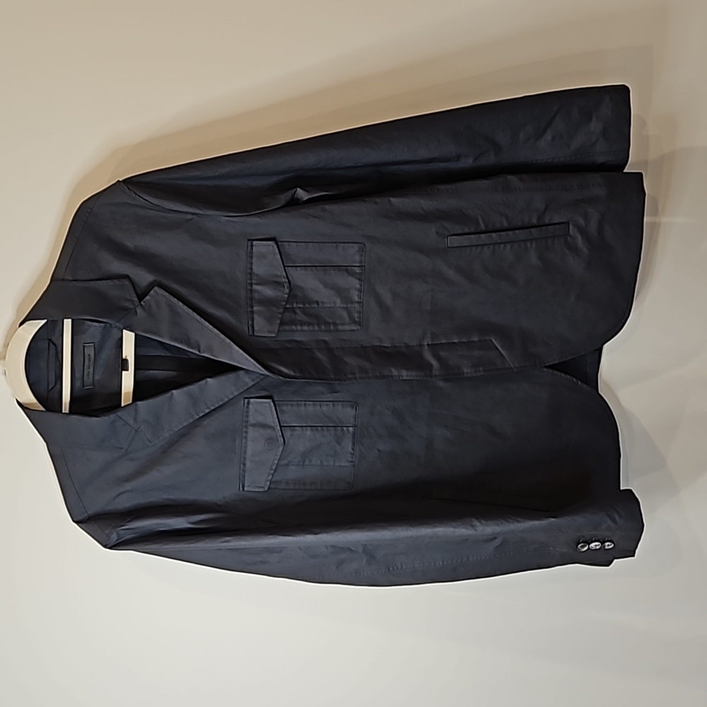 John Varvatos Wirt Jacket dark blue military style